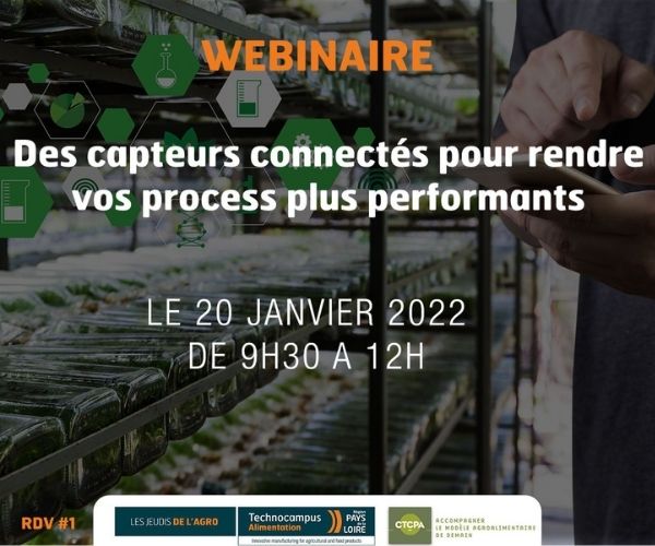 Capteurs connectés : le webinaire lors des jeudis de l’agro