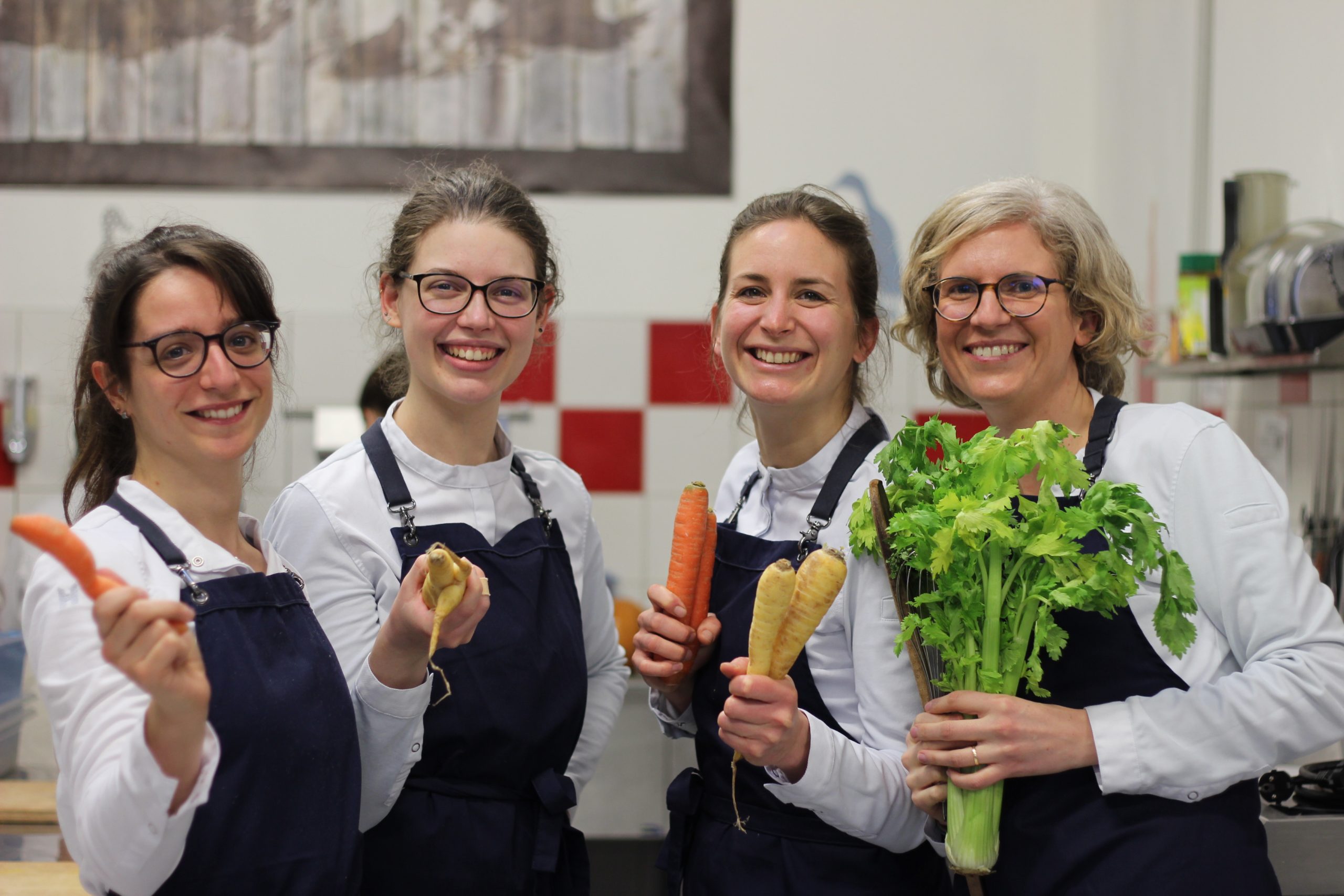 Les Retoqués en cuisine