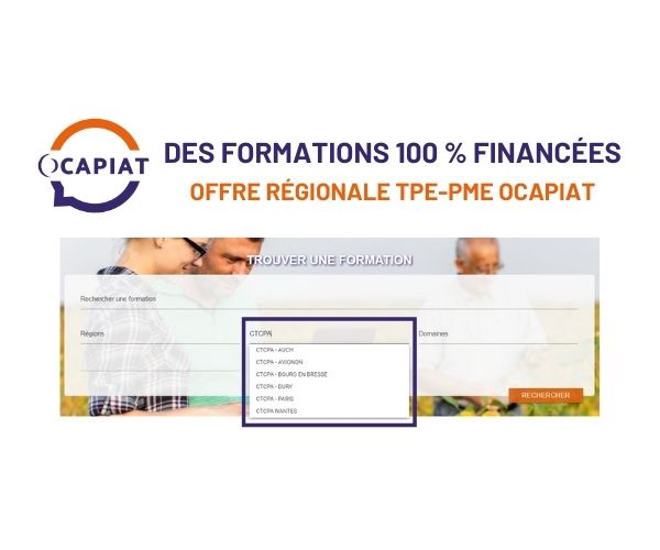 100% financed training courses in the agri-food industry for VSEs and SMEs (OCAPIAT regional offer)